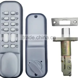 OSPON Mechanism Pushbutton Deadbolt Lock Marine Grade Stain Chrome OS2288A thumbnail-1