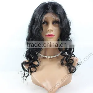 China Manufacturer Big Discount Wholesale Brazilian Full Lace Natural Hair Wig thumbnail-2
