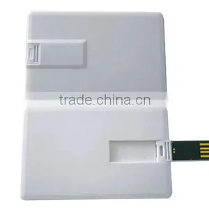White Business Card Usb Pendrive 4gb Without Logo thumbnail-1