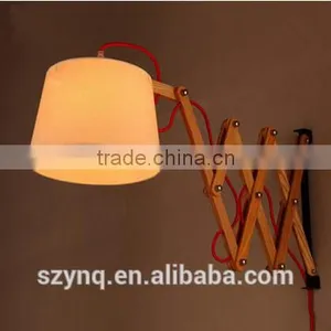 Telescopic Wooden Wall Lamp thumbnail-1
