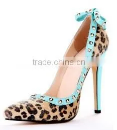 Leopard & Crystal Sexy Women High Heel Shoes 2015 High Quality Lady High Heel Shoes Fashion Office Lady High Heel Shoes thumbnail-1