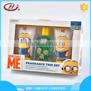 BBC Minons Gift Sets OEM 003 OEM Kids Cartoon Mild Bath Set With Shower Gel and Private Label Shampoo thumbnail-1