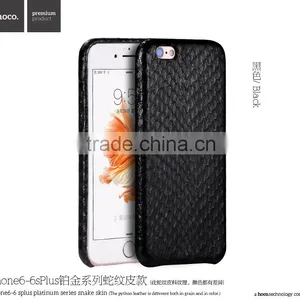 HOCO Platinum Series Python Leather Rubber Back Case for IPhone 6s Luxury Snake Leather Cover for IPhone 6 4.7 MT-5777 thumbnail-4