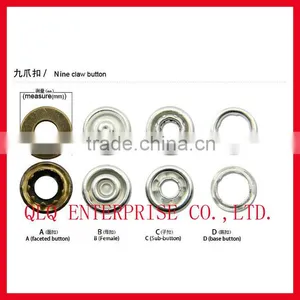 Nine Claw Shaped Button thumbnail-1