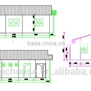 2016 Hot Sale Certificated Light Steel Structure Villa/residential Home Plan/four Bedroom House With Rainshed thumbnail-4