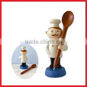 Natural Wooden Spoon Ballpoint Pen thumbnail-1
