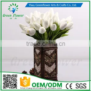 Home Decoration Occasion and Decorative Flowers & Wreaths Type 35CM Mini Tulip Real Touch for Home Weddings Decorations thumbnail-5