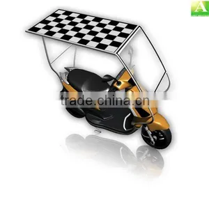 Plastic Solar Electric Motorbike Canopy thumbnail-1