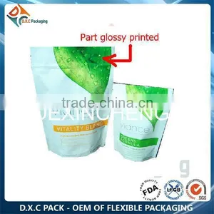Matt Finish Mixed Printing Metallized Food Packaging Bag With Zipper thumbnail-2