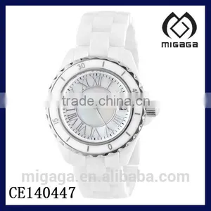 Revolving Bezel Watch *water Resist Ceramic Swiss Quartz Watch thumbnail-1