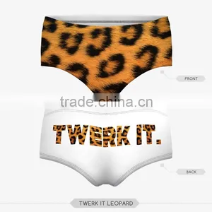 Children's Cute Panties Pug Dog Cut Cat Sexy Girls Tight Lingerie Stretchy Underpanties 3d Digital Full Print Custom Hot Sale thumbnail-4