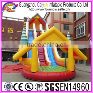Hot Sales Inflatable Dry Slide With Mini House thumbnail-4