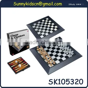 Classy Metal Chess Board Antique Chess Sets International Chess With EN71 thumbnail-1