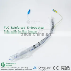 Reinforced Spray Wire Endotracheal Tube With Suction Lumen thumbnail-1