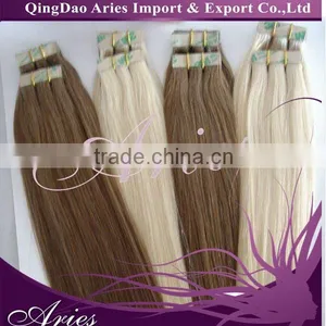 40pcs 100% Human Hair Seamless Tape-in Extensions Remy #613 thumbnail-5