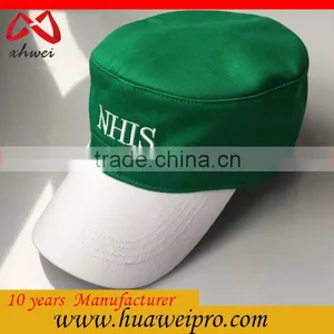 China Custom Embroidery Army Green Washed Military Cap thumbnail-5