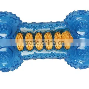 New Design TPR Bone Toy With Rope Blue Dog Toy thumbnail-1