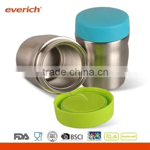 Double Wall Stainless Steel 350ml 500ml Vacuum Food Container thumbnail-3