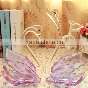 Factory Price Crystal Glass Swan Wholesale Gift thumbnail-2
