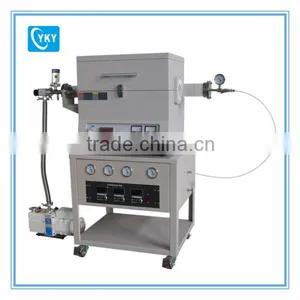 Cvd Tube Furnace System / 1200C Tube Furnace With High Vacuum & Precision Gas Flow Station for CVD thumbnail-1