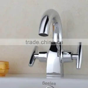 Single Handle Chrome Brass Bathroom Basin Tap Faucets thumbnail-5