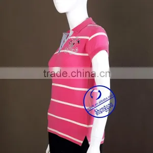 China Factory Custom Polo t Shirt Design for Ladies thumbnail-2