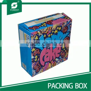 PERSONALIZED DESIGN CAKE PACKING PAPER BOX WITH FANCY COLOR thumbnail-6