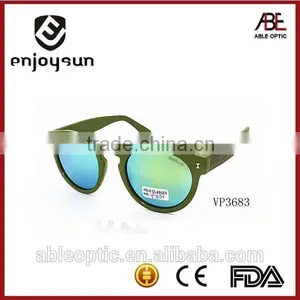 Lady Colorful Injection Round Sunglasses thumbnail-2