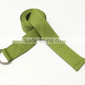 High Quality Adjustable Metal D-Ring Yoga Strap thumbnail-2