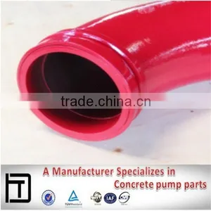Concrete Pumps Parts, DN125*R275 Twin-wall Steel Pipe Fitting Elbow thumbnail-2