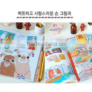 Wholesale New Arrive Hand-painted Secret Garden Series Coloring and the City Adult Coloring Books thumbnail-4