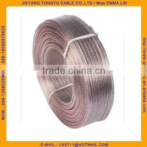 HIFI Transparent Speaker Cable 18awg Clear Speaker Wire 0.75mm thumbnail-2