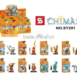 SY291 Chima 8pcs Building Block Sets Plastic Block for Kids thumbnail-1