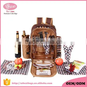 BEST Picnic Backpack Cooler Bag for 4 Persons thumbnail-4