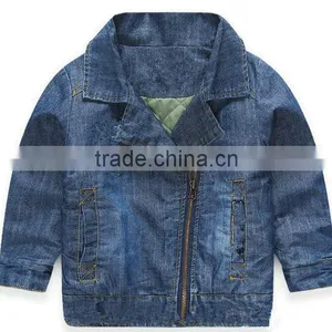 2016 Baby Boys New Style Cotton Jerans Warm Jacket Windproof thumbnail-4