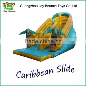 Palm Tree Newest Water Park Equipment Inflatable Fancy Water Slide for Sale thumbnail-1