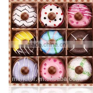 Mendior Wholesale Doughnut Gift Lip Balm Set Fruit Lip Balm Organic 9pcs/set/box Support OEM thumbnail-1