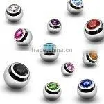 Belly Button Ring ,Navel RIng,Gem Body Piercing Jewelry thumbnail-1