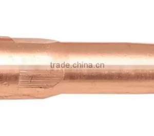 CO2 MIG Welding Torch Parts Contact Tip M6 M8**45mm E-Cu Or CuCrZr 200A 350A 500A thumbnail-2