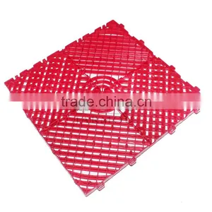 Bath Plastic PP Interlocking Leak Grid Flooring Mats thumbnail-5
