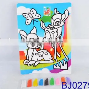 Very Cheap Kid Toy Funny Intelligent Diy Sand Art Kit thumbnail-3