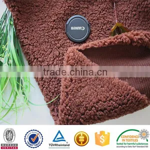 Lining Fabric for Bagssuede Fabric Bonded With Sherpa Lining Fabric for Bags thumbnail-2