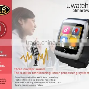 U18 Bluetooth Smart Watch WristWatch GPS WIFI for Smartphones IOS Android Apple Iphone 4/4S/5/5C/5S Android Samsung thumbnail-4