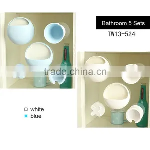 5 Sets Bathroom Sucker/plastic Suction Sucker thumbnail-1