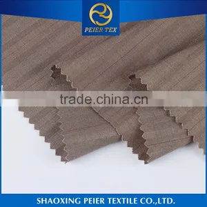 China Suppliers Shaoxing Beautiful Polyester Hopsack Fabric Fire Retardant Lacquer Viscose Stretch Suiting Fabric thumbnail-3