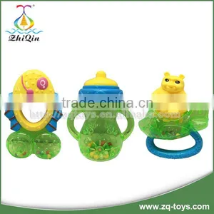 Plastic Baby Teether Toy Baby Rattle Plastic Toy Baby Educational Toy With En71 Certificate thumbnail-2