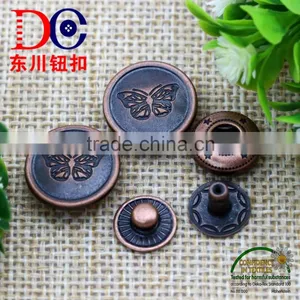 Wholesale Button With Coat Fastener Fabric Covered Snap Button for Clothing thumbnail-1