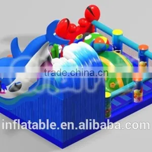 Giant Laser Tag Inflatable Water Obstacle Course/inflatable Delphinus Delphis/inflatable Paintball Obstacle Supplier's Choice thumbnail-3