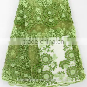 2016 Lastest French Lace African/royal Bule 3d Lace Fabric/african Wedding Lace Fabric thumbnail-3