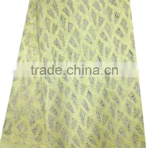 African Sequin French Lace 2014 Organza Lace Fabric thumbnail-1